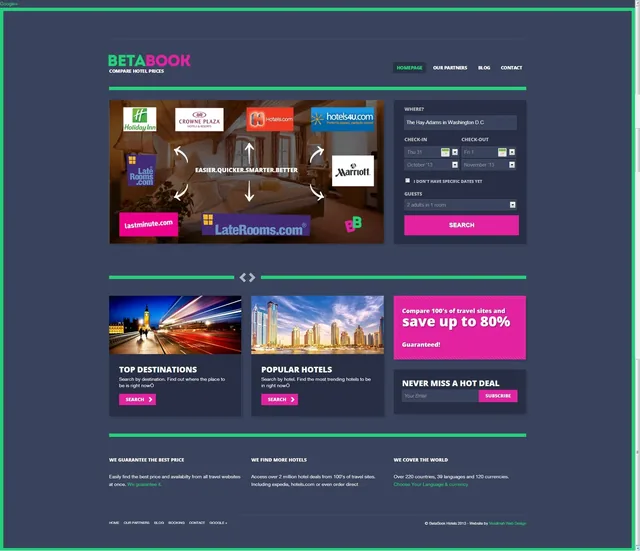 Muslim Bookers website shown on desktop and mobile