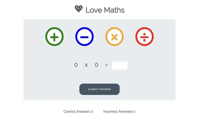 The Love Maths quiz