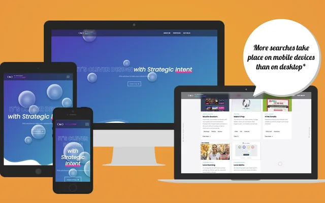 Make It Pop shown on desktop, laptop, tablet and phone