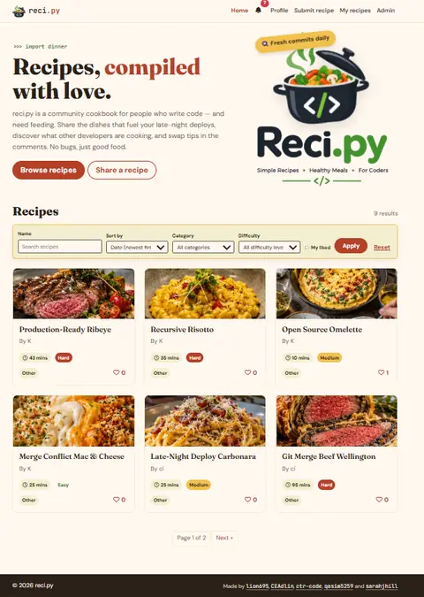 reci.py on a phone